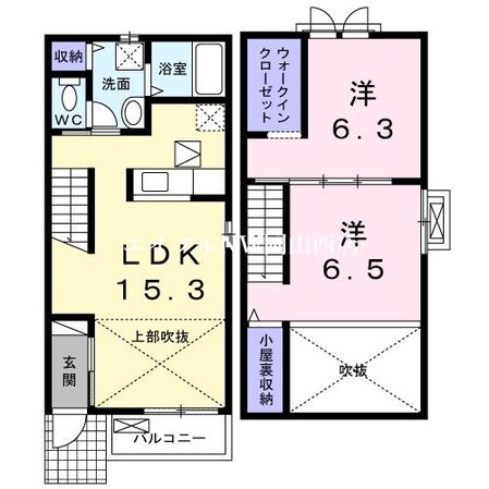 ベル　アルモニーⅡの物件間取画像